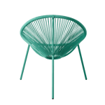 ACAPULCO Lounge stoel aqua H 82 x B 75 x D 69 cm