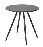 IVY Table lounge noir H 45 cm - Ø 45 cm