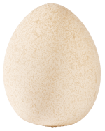 BENEDICT Huevo de decoración amarillo A 11,5 cm - Ø 9 cm
