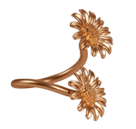 GAZANIA Argola para guardanapo dourado W 4,5 x L 6 cm