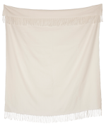 MARTA Plaid bianco W 130 x L 160 cm