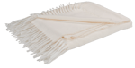 MARTA Plaid blanc Larg. 130 x Long. 160 cm