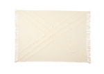 XAVY Plaid blanc Larg. 130 x Long. 170 cm