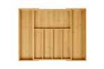 BAMBOO Organizador cajón extensible natural A 5 x An. 33 x P 43 cm
