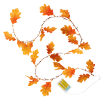 OAK LEAF Guirlande lumineuse brun Long. 140 cm