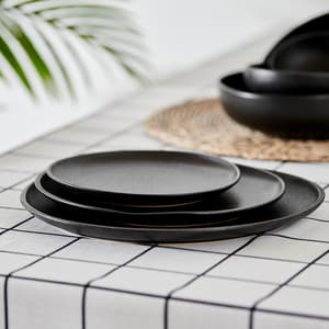 MAGMA Assiette noir - set de 6 