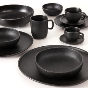 MAGMA Assiette noir - set de 6 