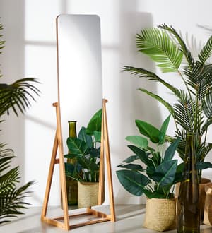 BAMBOO Miroir brun