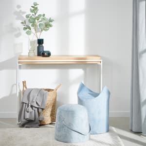 BLOK Wandtisch Weiss, Naturell