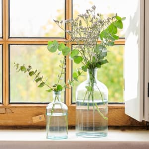 RETRO Vase bouteille transparent