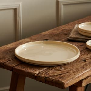 MINERAL SAND Assiette beige