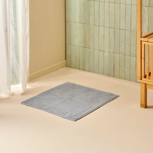 MINERAL Tapis de bain bleu