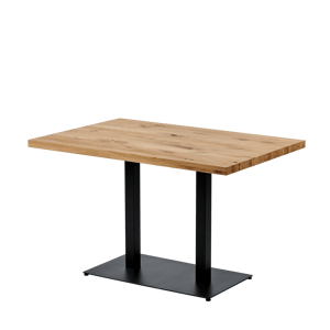 OAK Table à manger naturel H 74,5 x Larg. 80 x Long. 120 cm