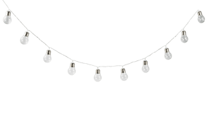 BULB Solarlichterkette 10 Leds Transparent