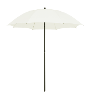 YORK Parasol sin pie blanco apagado A 200 cm - Ø 178 cm