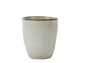 EARTH MARL Mug crema H 8,5 cm - Ø 7,5 cm