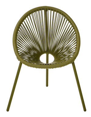 ACAPULCO Chaise pour enfants vert H 56 x Larg. 43 x P 42 cm