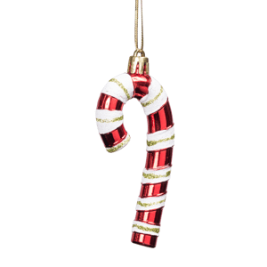 CANDY CANE Decorazione bianco, rosso