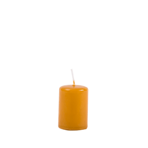 CILINDRO Zylinderkerze Orange H 5 cm - Ø 4 cm