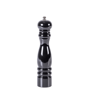 BLACK STEEL Pimentero/salero negro A 27 cm - Ø 7 cm