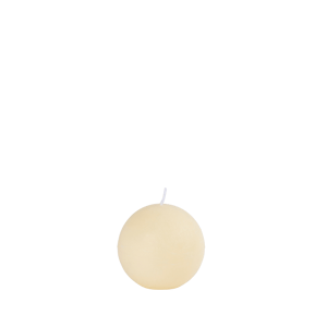 PURE RUSTIC Candela sferica avorio Ø 8 cm