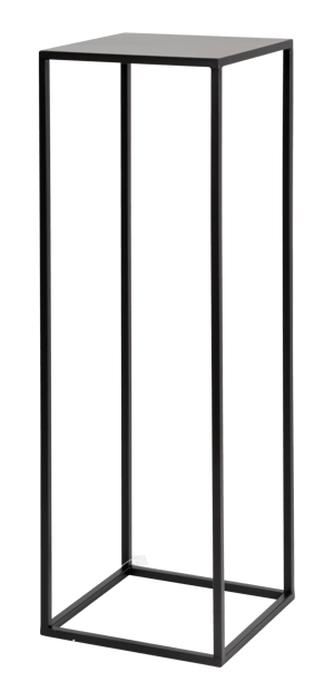 STALLE Porte-plante noir H 90 x Larg. 28 x P 28 cm