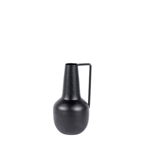 BASTA Vase Schwarz H 18 cm - Ø 9 cm - Ø 3 cm