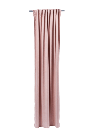 CHAMMY Cortina rosa W 140 x L 250 cm