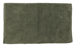 BIO SOFT Alfombra de baño verde oscuro An. 70 x L 120 cm