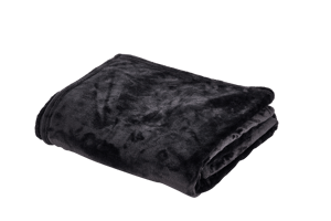 FLANELLA Manta gris oscuro An. 200 x L 240 cm