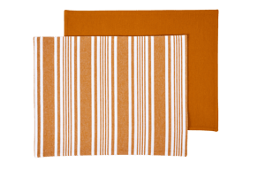 MARILOU Mantel individual juego de 2 marrón An. 34 x L 45 cm