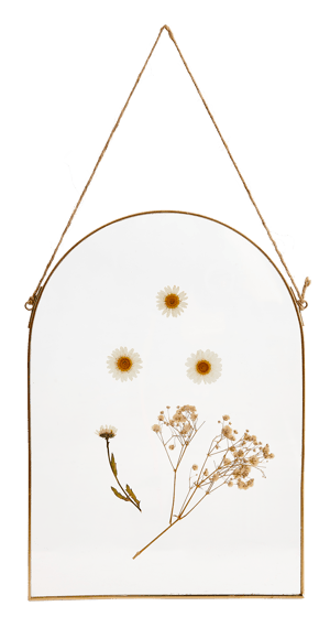 MAGRITTE Hangdeco goud, transparant