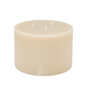 RUSTIC Rib bougie beige