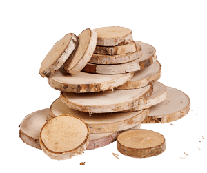 BIRCH Deco berkenhout 15 stuks naturel