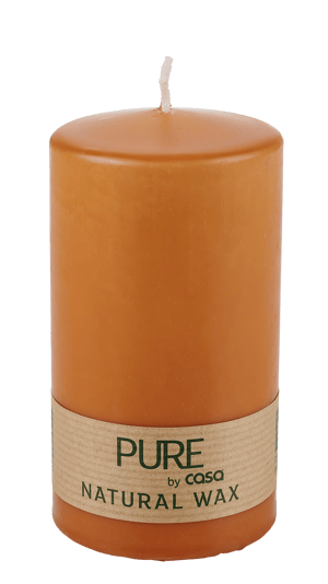 PURE Bougie cylindrique caramel