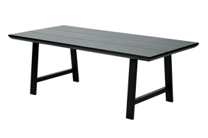 FORMAX Ripiano del tavolo nero H 5,8 x W 101 x L 216 cm