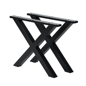 FORMAX Gambe del tavolo nero H 71,2 x W 87,2 x D 8 cm