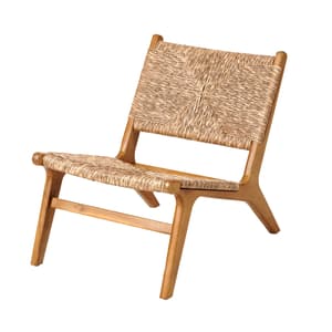 NUNO Lounge stoel naturel H 68 x B 53 x D 75,5 cm