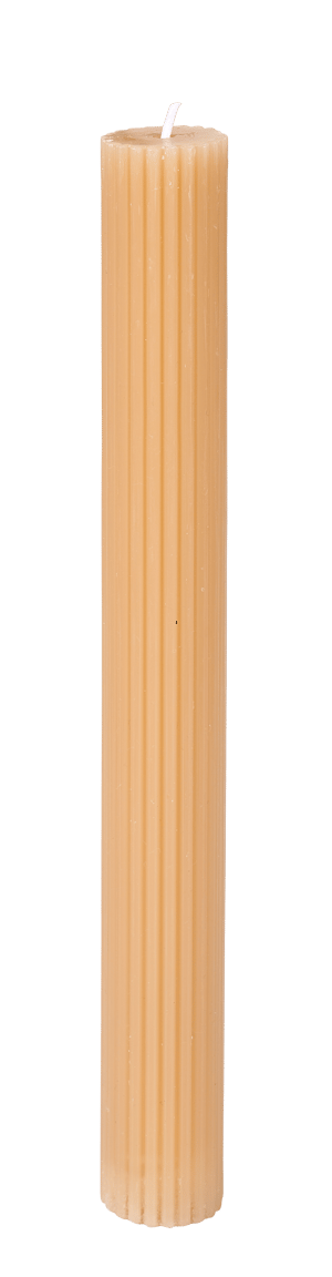 RIB Candela ondulata marrone L 25 cm - Ø 2,6 cm