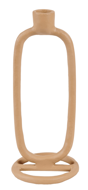 RINGS Candeliere marrone chiaro H 24 x W 9 cm - Ø 10 cm