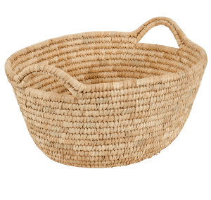 DOEBIE Mand ovaal naturel H 24 x B 55 x D 44 cm