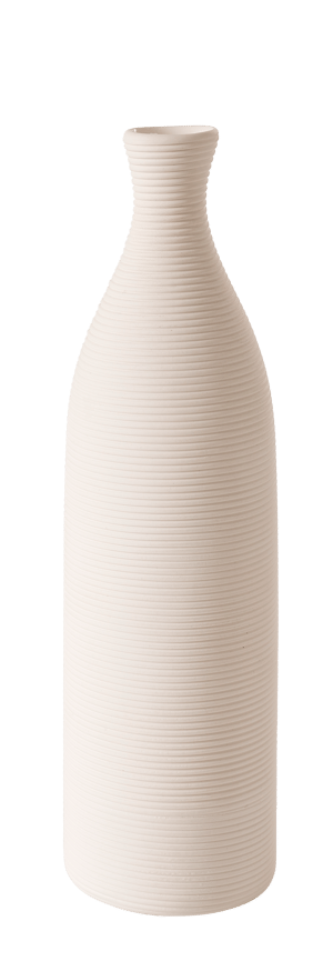 BEAUTY Vase blanc H 24,8 cm - Ø 7 cm
