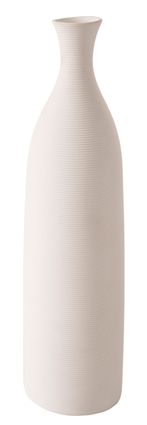 BEAUTY Vase blanc H 38,7 cm - Ø 10,5 cm