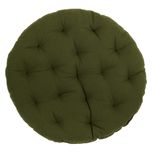 ALDA Almofada de assento verde escuro Ø 40 cm