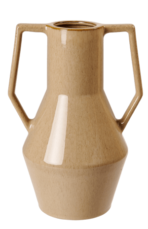 LINDE Vaso beige H 31 cm - Ø 21,5 cm