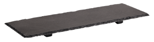 SLATE Prancha para servir preto H 3,5 x W 17 x L 48 cm