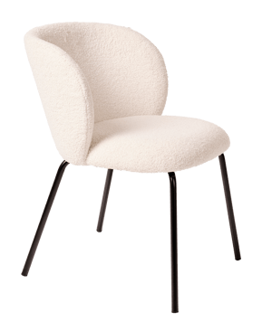 TATE Cadeira de sala de jantar branco H 76 x W 59,5 x D 50 cm