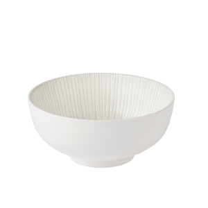 SOULSTRIPES IVORY Bowl ivoor H 5 cm - Ø 15,2 cm