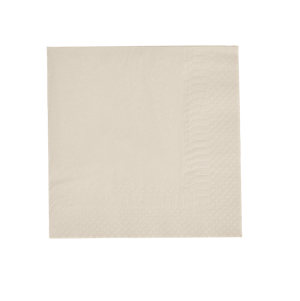 UNI Set de 20 serviettes beige