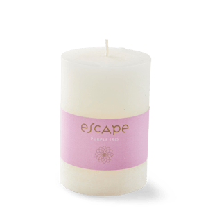 ESCAPE PURPLE IRIS Bougie parfumée mauve clair